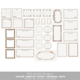 Color Swatch Toast Journal Bits