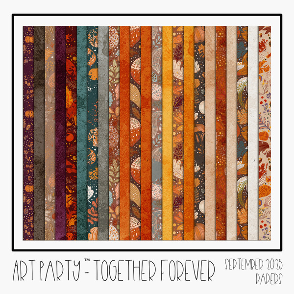 Together FOREVER - September 2025 - Papers Digital Art - Digital Scrapbooking Kits