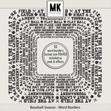 Baseball Season - Word Borders