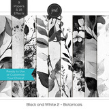 Black and White 2 - Botanicals