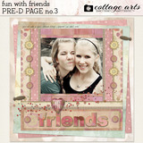 Fun with Friends Pre-designed Page 3