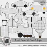 Travel Enhanced Photo Collages