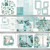 Color Swatch Teal Scrapbook Bundle