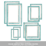 Color Swatch Teal Scrapbook Bundle