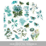 Color Swatch Teal Scrapbook Bundle