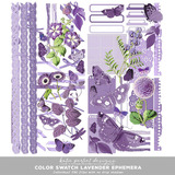 Color Swatch Lavender Ephemera