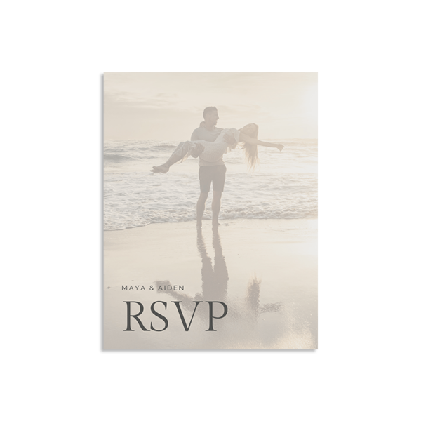 Timeless Union RSVP | Photo Card | FOREVER.com