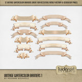 Vintage Watercolor Add-On Bundle