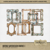 Vintage Watercolor Add-On Bundle