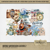 Vintage Watercolor Bundle 2