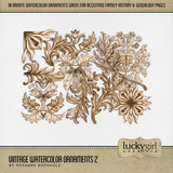 Vintage Watercolor Bundle 2