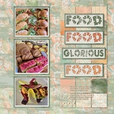 Pattern Potluck - Creamy Peach & Pale Mint Bundle