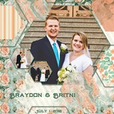 Pattern Potluck - Creamy Peach & Pale Mint Bundle