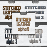 AlphaMania - Stitched Leather Alpha Bundle