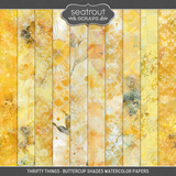 Thrifty Things - Buttercup Shades Watercolor Papers
