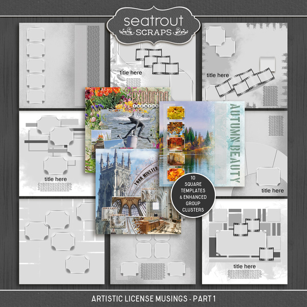Artistic License Musings - Part 1 Digital Art - Digital Scrapbooking Kits