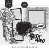 Black and White EZ Clusters Bundle