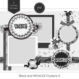 Black and White EZ Clusters Bundle