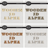 Wooden 3D Alpha Bundle