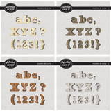 Wooden 3D Alpha Bundle