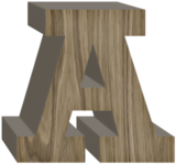 Wooden 3D Alpha Bundle