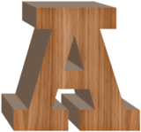 Wooden 3D Alpha Bundle