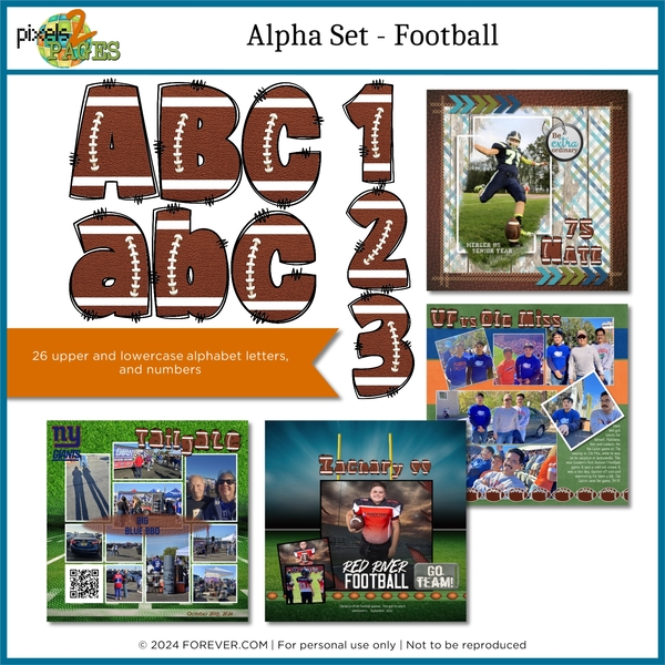 Alpha Set - Football | Digital Art