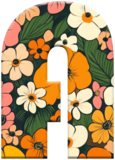 Retro Floral Alpha Bundle