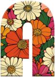 Retro Floral Alpha Bundle