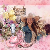 Bachelorette Watercolor Pink Deluxe Papers