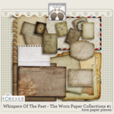 Whispers Of The Past - The Worn Paper Collection #1