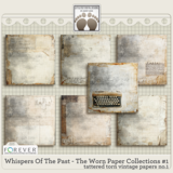 Whispers Of The Past - The Worn Paper Collection #1