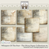 Whispers Of The Past - The Worn Paper Collection #1