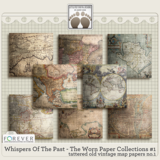 Whispers Of The Past - The Worn Paper Collection #1