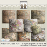 Whispers Of The Past - The Worn Paper Collection #1
