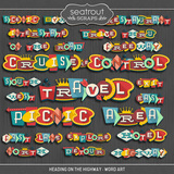 Heading on the Highway - Word Art