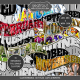 ClusterMania - 3D Titles - Days & Months