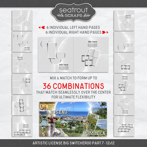 Artistic License Big Switcheroo Part 7 Digital Art - Digital Scrapbooking Kits