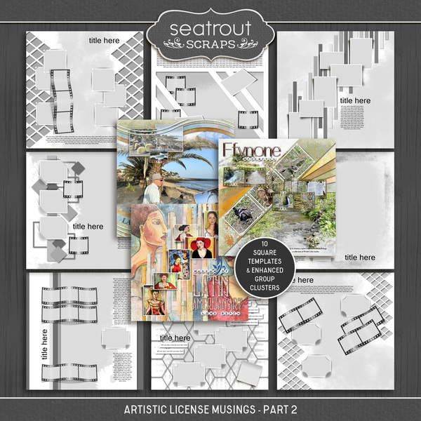 Artistic License Musings - Part 2 Digital Art - Digital Scrapbooking Kits