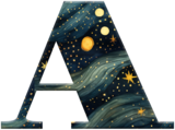 Vintage Starry Night Alpha Bundle