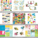 Vintage Artistry Sunburst Scrapbook Bundle 02