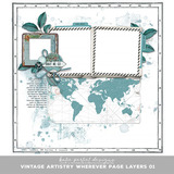 Vintage Artistry Wherever Page Layers 01