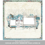 Vintage Artistry Wherever Page Layers 02