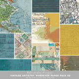 Vintage Artistry Wherever Paper Pack 02