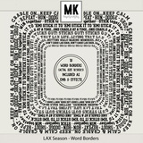 LAX Season - Wordy Borders