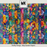 Thrifty Things - May Garden Papers