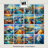 Painted Escapes - Paper Collection