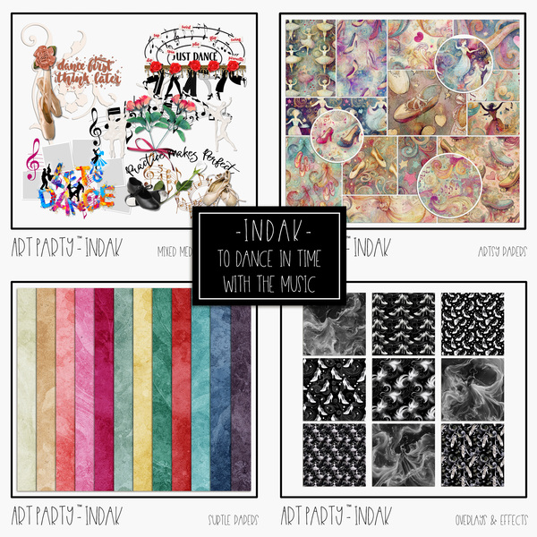 Indak - BUNDLE Digital Art - Digital Scrapbooking Kits