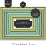EZ Frame Stitches 1 - Greens