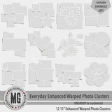 Everyday Enhanced Warped Photo Clusters
